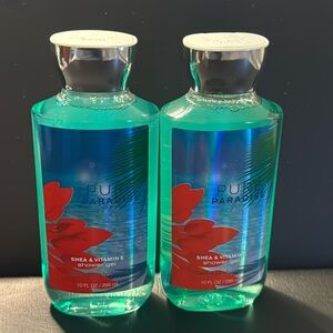 🆕 PURE PARADISE - 2x Bath & Body Works Shower Gels - RARE DISCONTINUED Wash